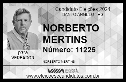 Candidato NORBERTO MERTINS 2024 - SANTO ÂNGELO - Eleições