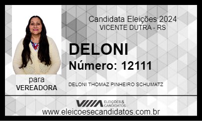 Candidato DELONI 2024 - VICENTE DUTRA - Eleições