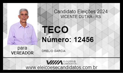 Candidato TECO 2024 - VICENTE DUTRA - Eleições