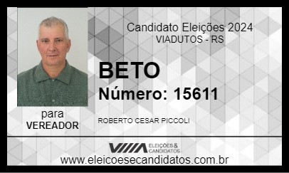 Candidato BETO 2024 - VIADUTOS - Eleições