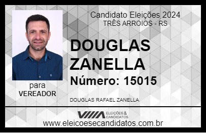 Candidato DOUGLAS ZANELLA 2024 - TRÊS ARROIOS - Eleições