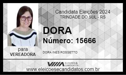 Candidato DORA 2024 - TRINDADE DO SUL - Eleições