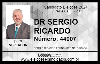 Candidato DR SERGIO RICARDO 2024 - PICADA CAFÉ - Eleições