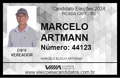 Candidato MARCELO ARTMANN 2024 - PICADA CAFÉ - Eleições