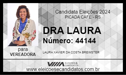 Candidato DRA LAURA 2024 - PICADA CAFÉ - Eleições