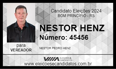 Candidato NESTOR HENZ 2024 - BOM PRINCÍPIO - Eleições