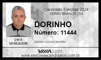 Candidato DORINHO 2024 - CERRO BRANCO - Eleições