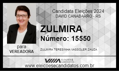 Candidato ZULMIRA 2024 - DAVID CANABARRO - Eleições