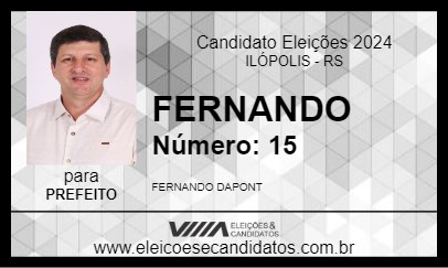 Candidato FERNANDO 2024 - ILÓPOLIS - Eleições