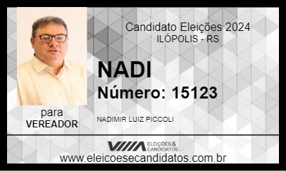 Candidato NADI 2024 - ILÓPOLIS - Eleições