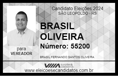 Candidato BRASIL OLIVEIRA 2024 - SÃO LEOPOLDO - Eleições