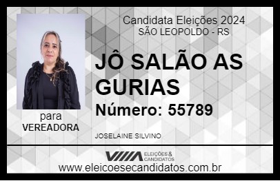 Candidato JÔ SALÃO AS GURIAS 2024 - SÃO LEOPOLDO - Eleições