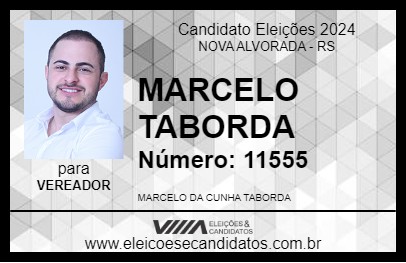 Candidato MARCELO TABORDA 2024 - NOVA ALVORADA - Eleições