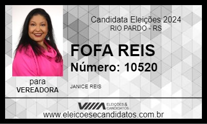 Candidato FOFA REIS 2024 - RIO PARDO - Eleições