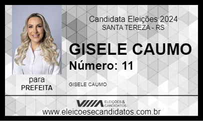 Candidato GISELE CAUMO 2024 - SANTA TEREZA - Eleições