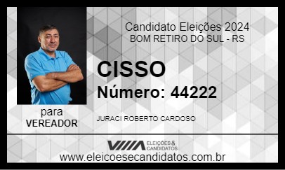 Candidato CISSO 2024 - BOM RETIRO DO SUL - Eleições