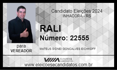 Candidato RALI 2024 - INHACORÁ - Eleições