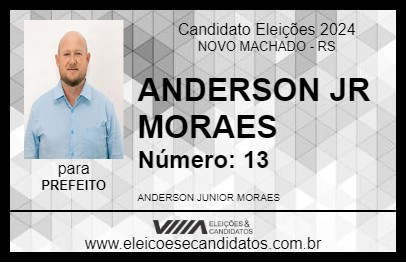 Candidato ANDERSON JR MORAES 2024 - NOVO MACHADO - Eleições