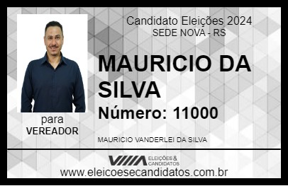 Candidato MAURICIO DA SILVA 2024 - SEDE NOVA - Eleições