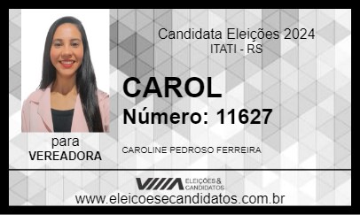 Candidato CAROL 2024 - ITATI - Eleições