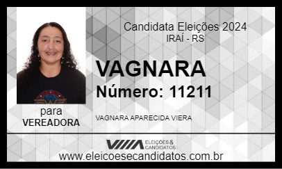 Candidato VAGNARA 2024 - IRAÍ - Eleições