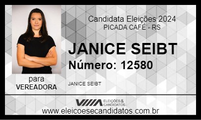 Candidato JANICE SEIBT 2024 - PICADA CAFÉ - Eleições