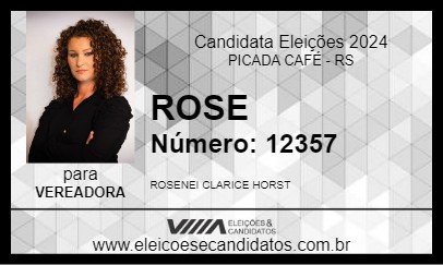 Candidato ROSE 2024 - PICADA CAFÉ - Eleições