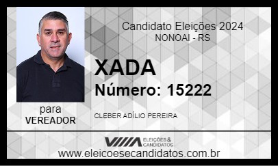 Candidato XADA 2024 - NONOAI - Eleições