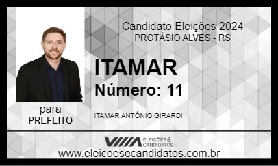 Candidato ITAMAR 2024 - PROTÁSIO ALVES - Eleições