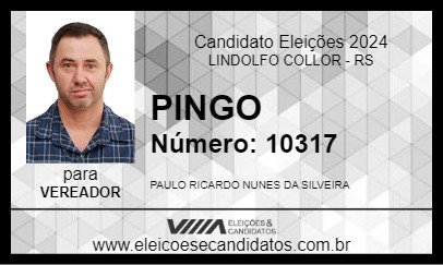 Candidato PINGO 2024 - LINDOLFO COLLOR - Eleições