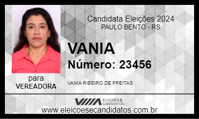 Candidato VANIA 2024 - PAULO BENTO - Eleições