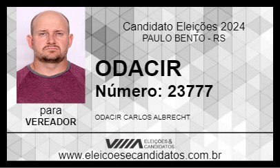 Candidato ODACIR 2024 - PAULO BENTO - Eleições