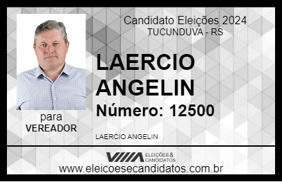 Candidato LAERCIO ANGELIN 2024 - TUCUNDUVA - Eleições