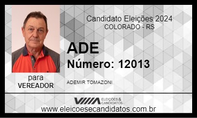 Candidato ADE 2024 - COLORADO - Eleições