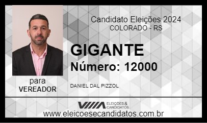 Candidato GIGANTE 2024 - COLORADO - Eleições