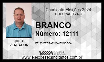 Candidato BRANCO 2024 - COLORADO - Eleições