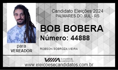 Candidato BOB BOBERA 2024 - PALMARES DO SUL - Eleições