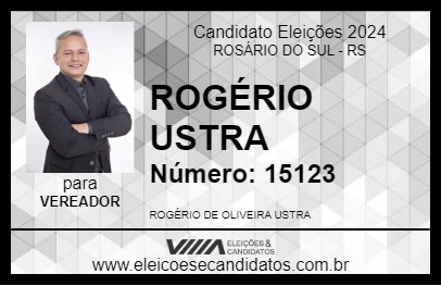 Candidato ROGÉRIO USTRA 2024 - ROSÁRIO DO SUL - Eleições