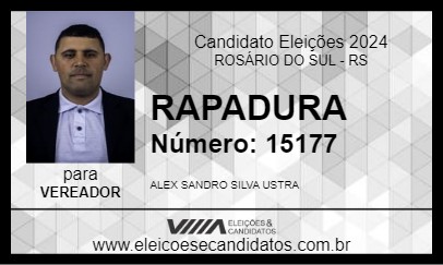 Candidato RAPADURA 2024 - ROSÁRIO DO SUL - Eleições