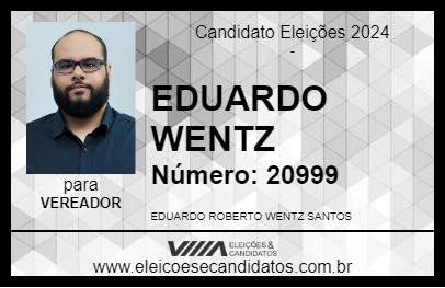 Candidato EDUARDO WENTZ 2024 - SANTO ÂNGELO - Eleições