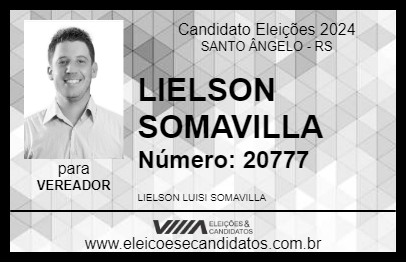 Candidato LIELSON SOMAVILLA 2024 - SANTO ÂNGELO - Eleições