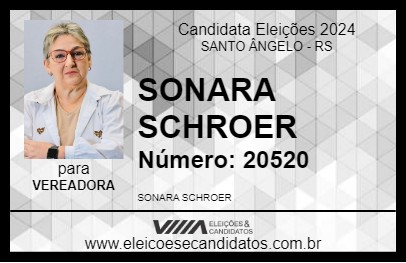 Candidato SONARA SCHROER 2024 - SANTO ÂNGELO - Eleições