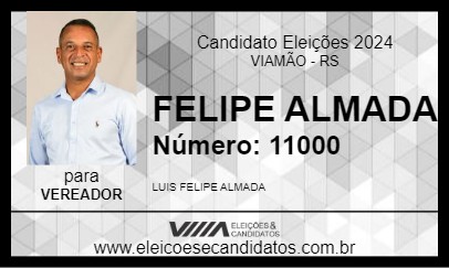 Candidato FELIPE ALMADA 2024 - VIAMÃO - Eleições