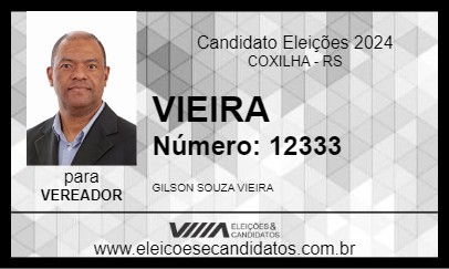 Candidato VIEIRA 2024 - COXILHA - Eleições