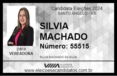 Candidato SILVIA MACHADO 2024 - SANTO ÂNGELO - Eleições