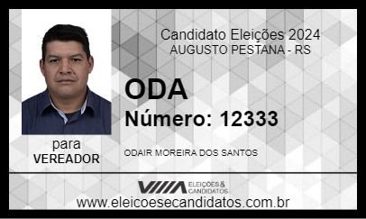 Candidato ODA 2024 - AUGUSTO PESTANA - Eleições