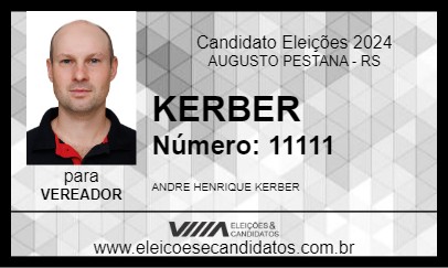 Candidato KERBER 2024 - AUGUSTO PESTANA - Eleições