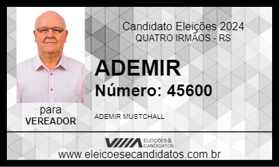 Candidato ADEMIR 2024 - QUATRO IRMÃOS - Eleições