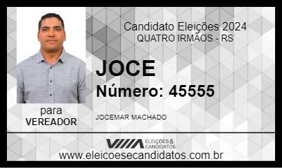 Candidato JOCE 2024 - QUATRO IRMÃOS - Eleições