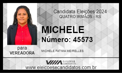 Candidato MICHELE 2024 - QUATRO IRMÃOS - Eleições